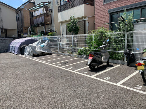 バイクパーキング向原